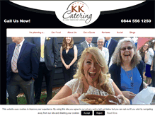 Tablet Screenshot of kkcatering.co.uk